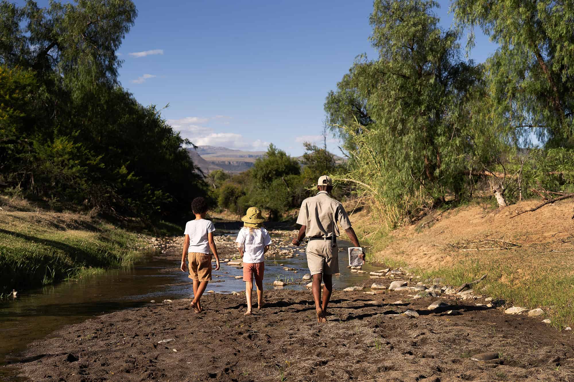 Samara-Karoo-kids-on-safari-river-Maike-McNeill