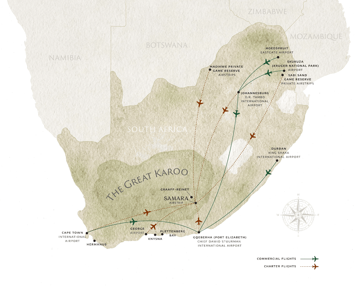 SAMARA_Africa_MAP_FlightPaths